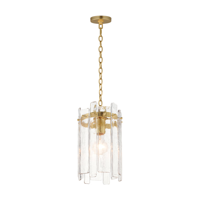 Maxim 21831AGGL One Light Pendant, Dark Bronze