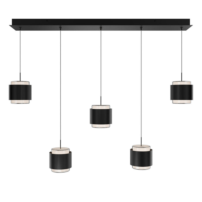 W.A.C. Lighting PD-68905L-BK LED Chandelier, Black