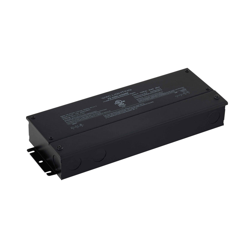 W.A.C. Lighting PS-24DC-U3X96R Remote Power Supply, Black