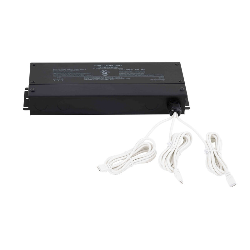 W.A.C. Lighting PS-24DC-U3X96R-T Remote Power Supply, Black
