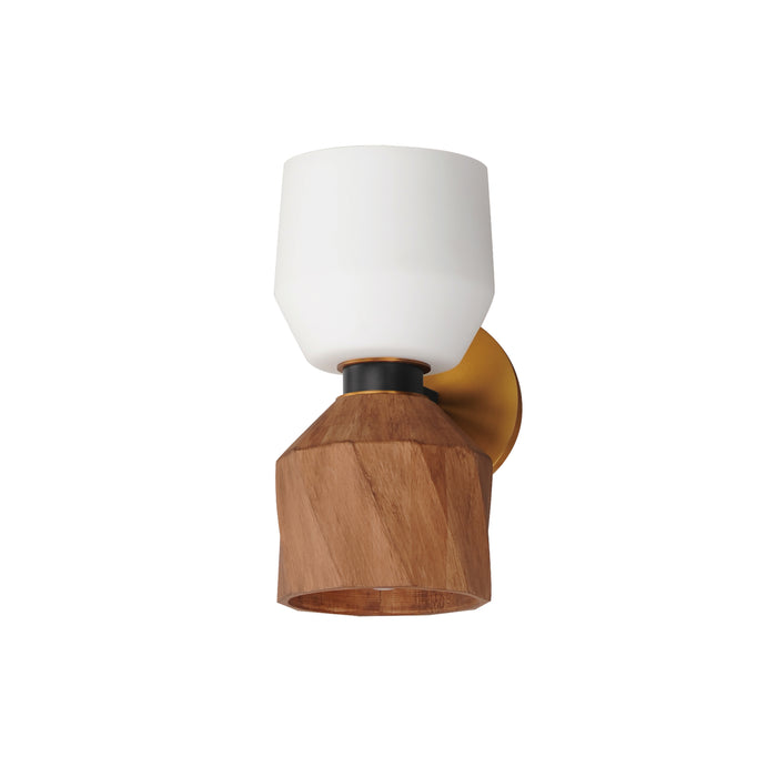 Maxim 28271DBZAB Two Light Wall Sconce, Dark Bronze/Antique Brass