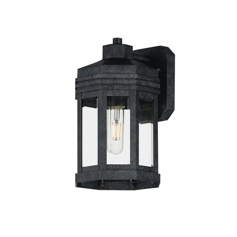 Maxim 30221CLBKP One Light Outdoor Wall Sconce, Black Patina