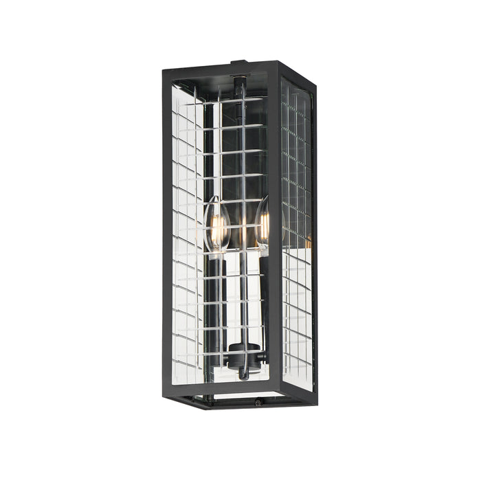 Maxim 30693CLBK Two Light Outdoor Wall Sconce, Black