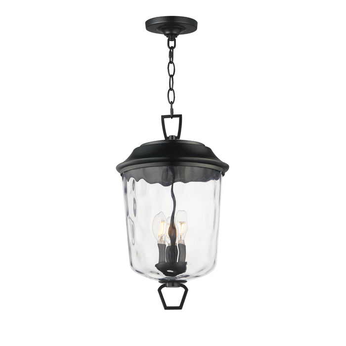 Maxim 34213WGDBZ Three Light Outdoor Pendant, Dark Bronze