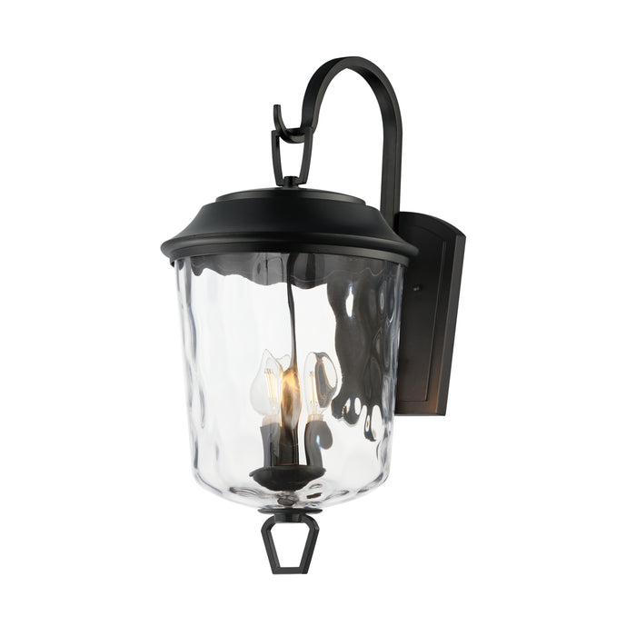 Maxim 34214WGDBZ Three Light Outdoor Wall Sconce, Dark Bronze