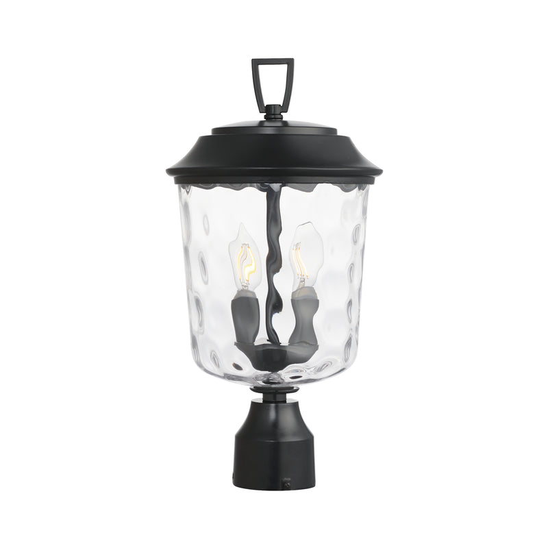 Maxim 34219WGDBZ Two Light Post Lantern, Dark Bronze