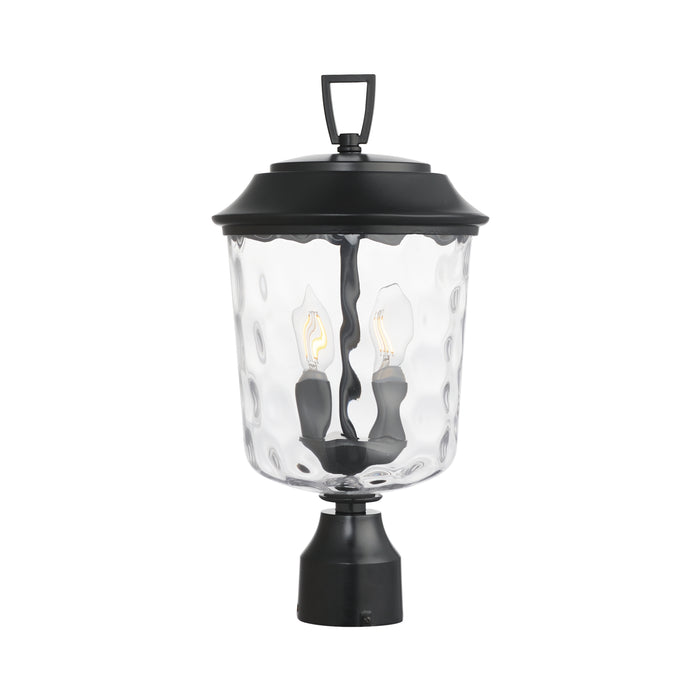 Maxim 34219WGDBZ Two Light Post Lantern, Dark Bronze