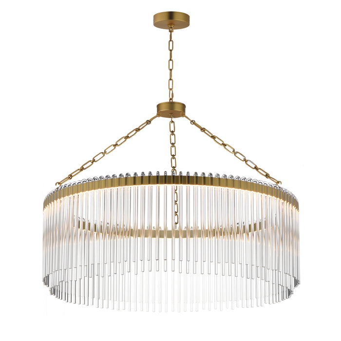Maxim 38423CLNAB LED Pendant, Natural Aged Brass
