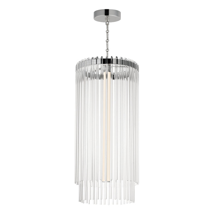 Maxim 38426CLPN LED Foyer Pendant, Polished Nickel