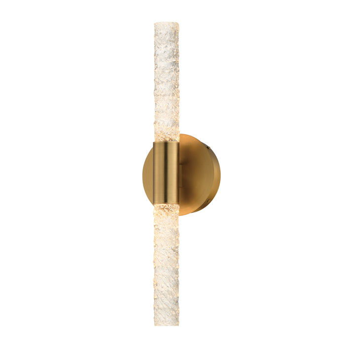 Maxim 38442IBNAB LED Wall Sconce, Natural Aged Brass
