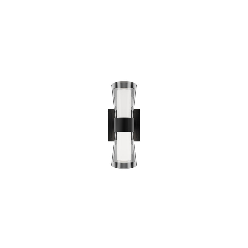W.A.C. Lighting WS-91510-30-BK LED Wall Sconce, Black