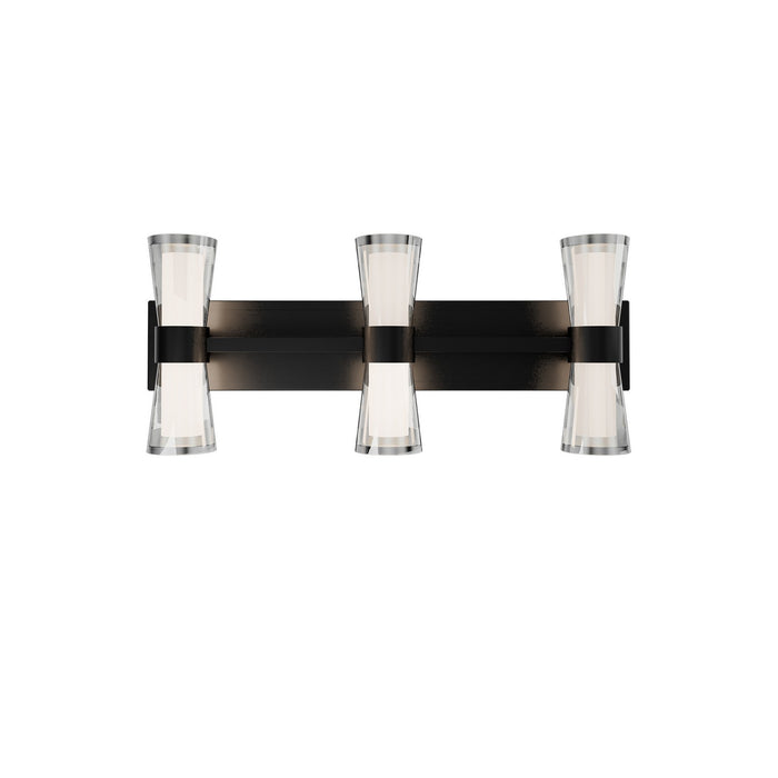 W.A.C. Lighting WS-91524-30-BK LED Wall Sconce, Black