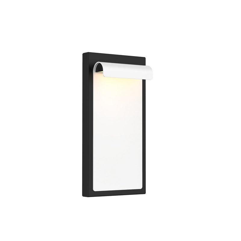 W.A.C. Lighting WS-W250212-CS-WTBK LED Wall Sconce, White On Black
