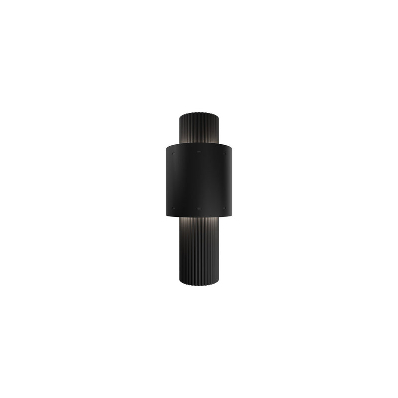 W.A.C. Lighting WS-W32514-30-BK LED Outdoor Wall Sconce, Black