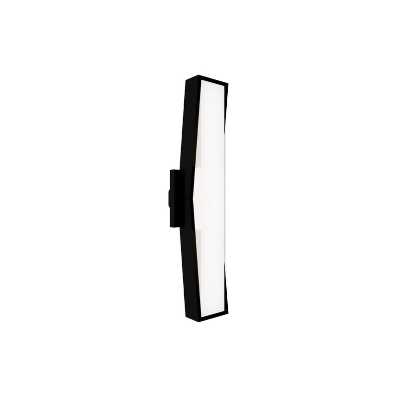 W.A.C. Lighting WS-W63524-30-BK LED Outdoor Wall Sconce, Black