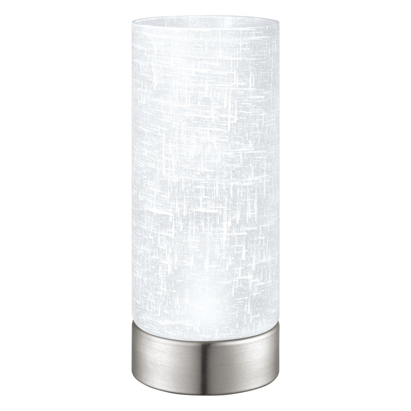 Eglo USA 202272A One Light Table Lamp, Matte Nickel