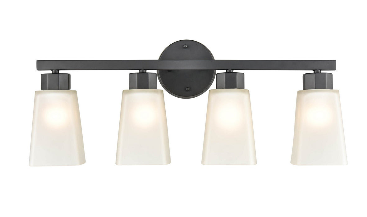 Millennium 4274-MB Four Light Vanity, Matte Black