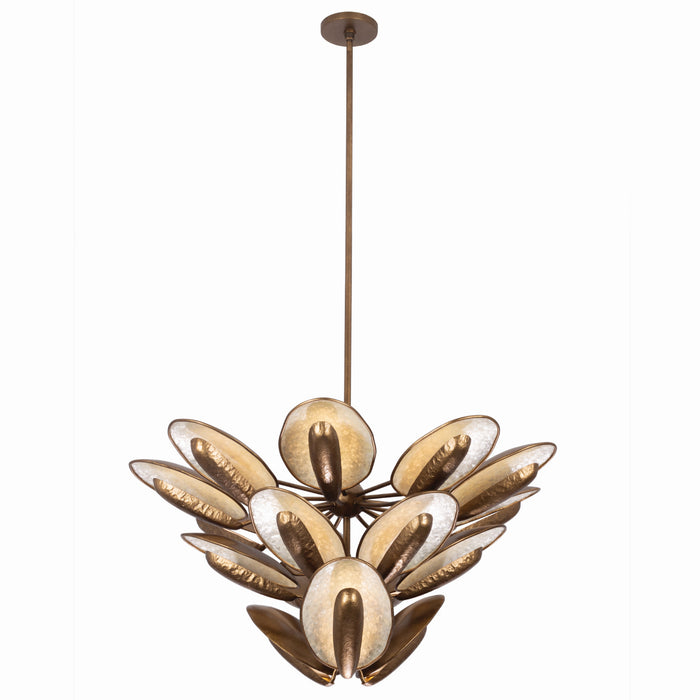 Kalco 523356PAB LED Pendant, Pearlized Antique Brass