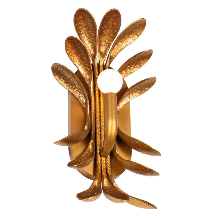 Kalco 523821WGL One Light Wall Sconce, Warm Gold