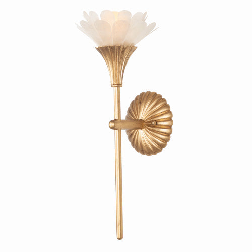 Kalco 525321MG One Light Wall Sconce, Modern Gold