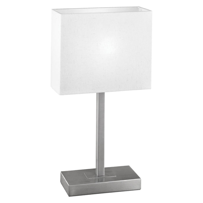 Eglo USA 87598A One Light Table Lamp, Matte Nickel