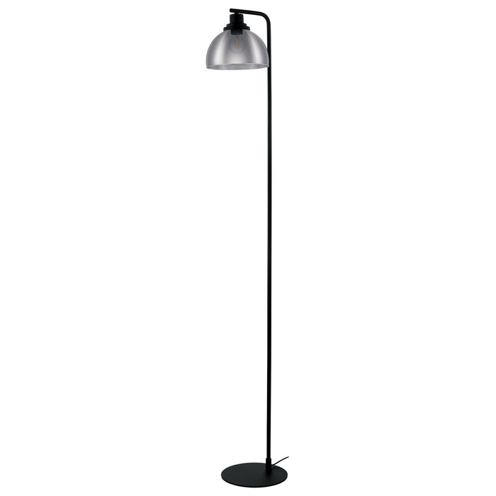 Eglo USA 98387A One Light Floor Lamp, Black