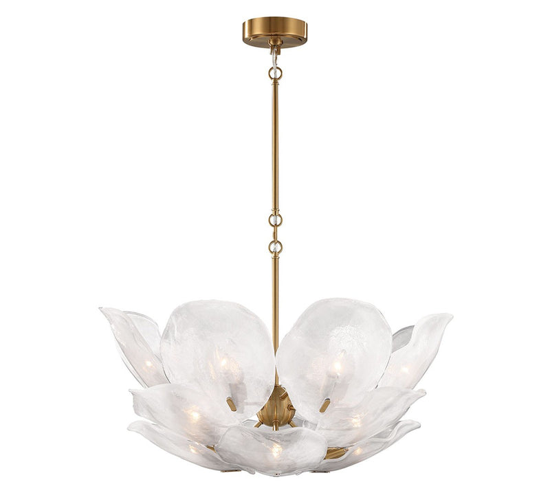 Lib & Co. 12055-039 16 Light Chandelier, Brushed Brass