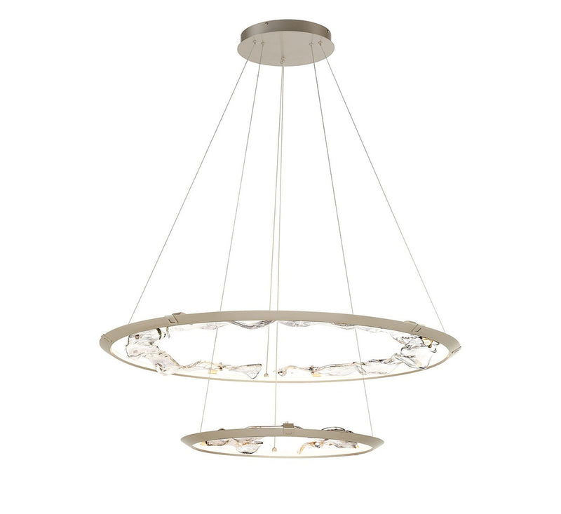 Lib & Co. 12164-041 LED Chandelier, Brushed Champagne