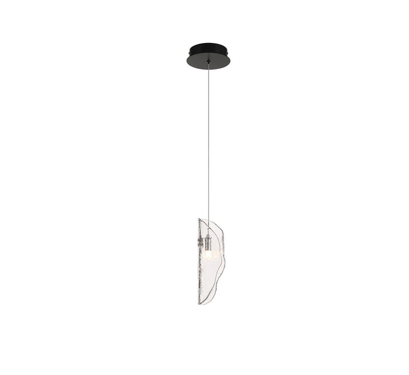 Lib & Co. 12166-017-02 LED Pendant, Black