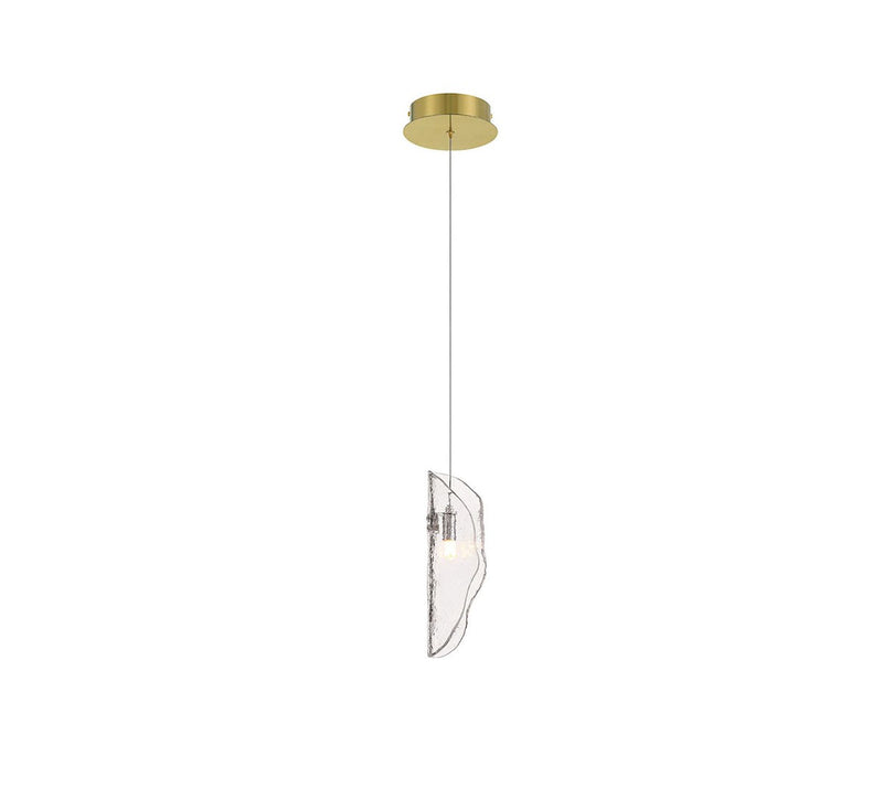 Lib & Co. 12166-017-07 LED Pendant, Gold