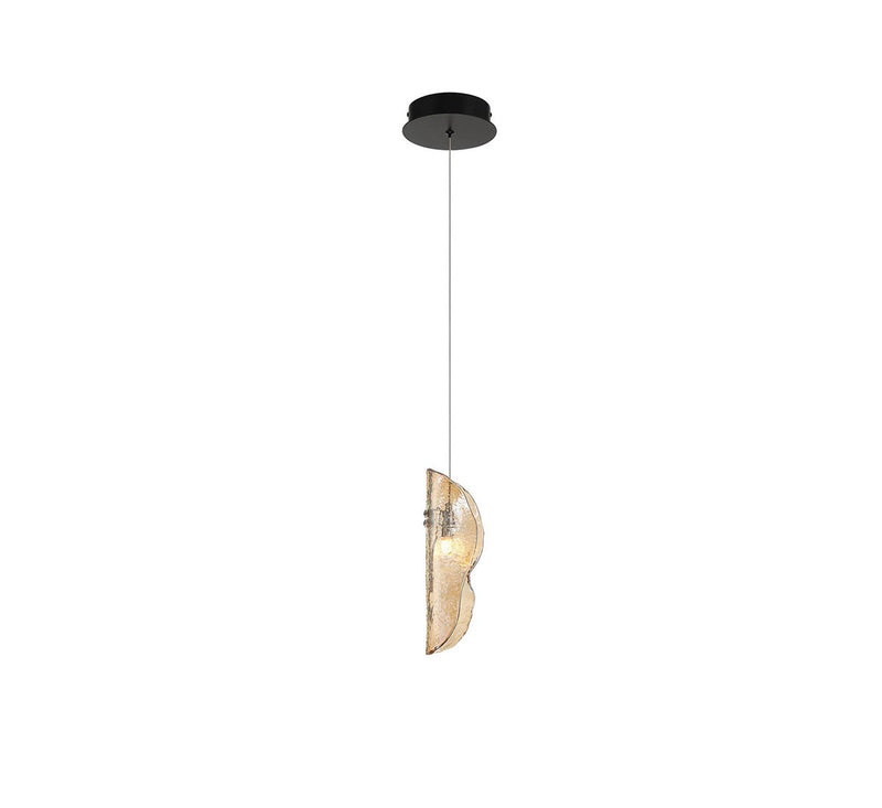 Lib & Co. 12166-018-02 LED Pendant, Black