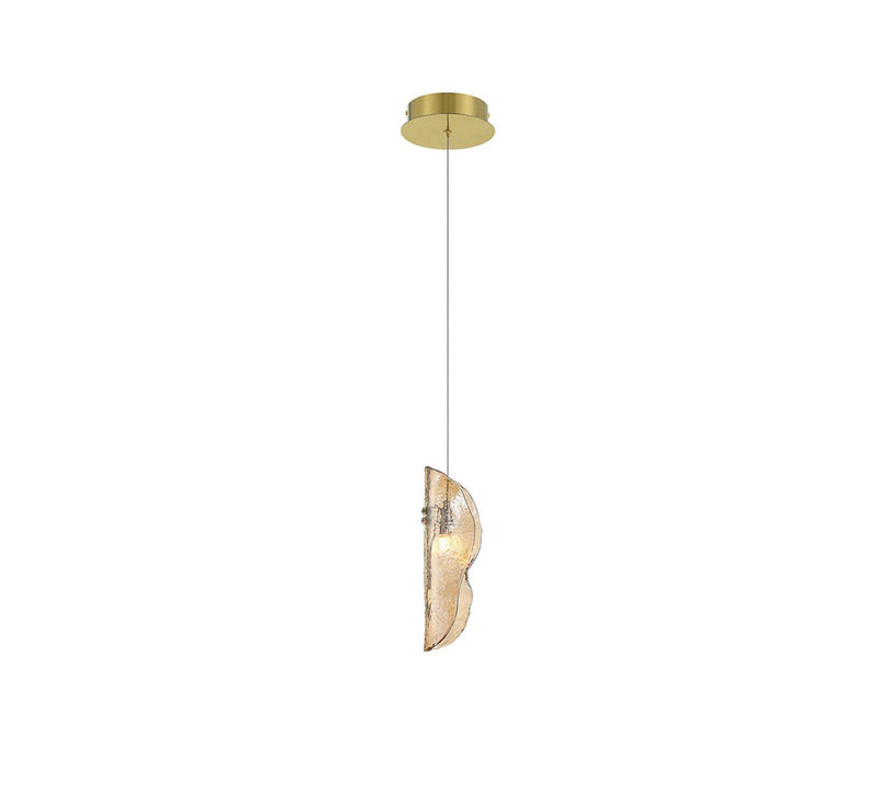 Lib & Co. 12166-018-07 LED Pendant, Gold