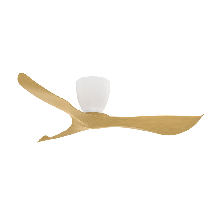 Maxim 88753MWTK 56" Ceiling Fan, Matte White / Teak
