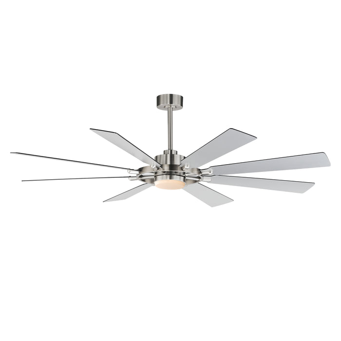 Maxim 88878WTSN 72" Ceiling Fan, Satin Nickel
