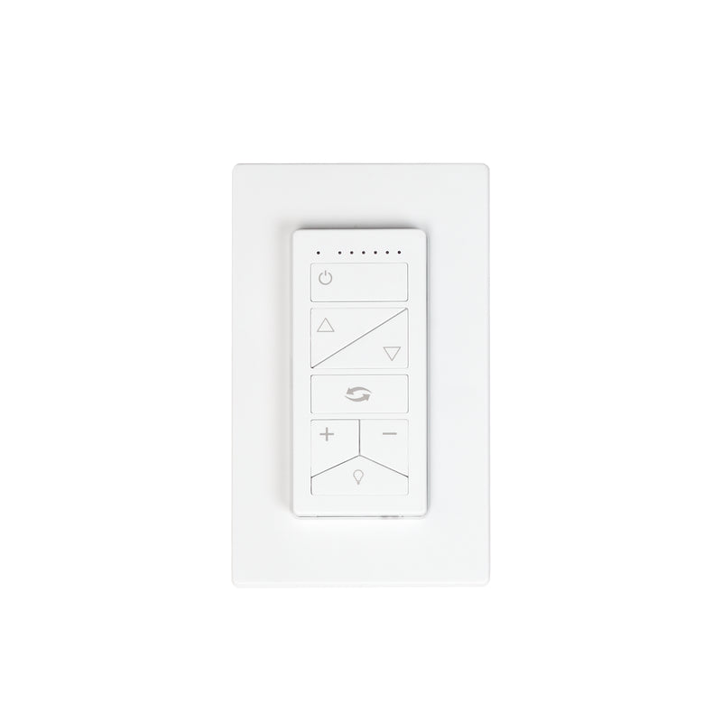 Maxim REM8883WT Wall Control Lt Dimming Fan Control, White