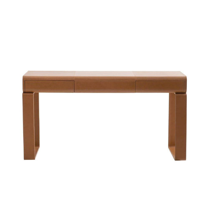 Arteriors 4666 Desk, Russet Leather