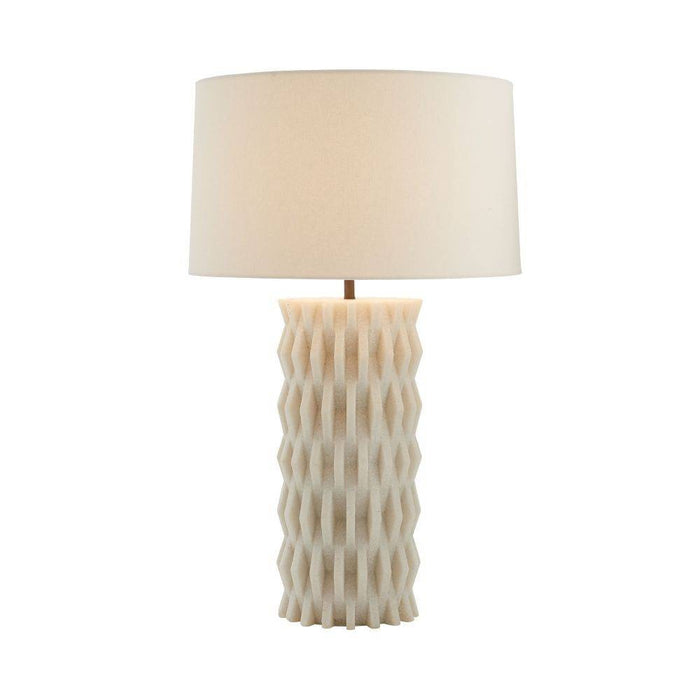 Arteriors 49768-156 One Light Table Lamp, Ivory