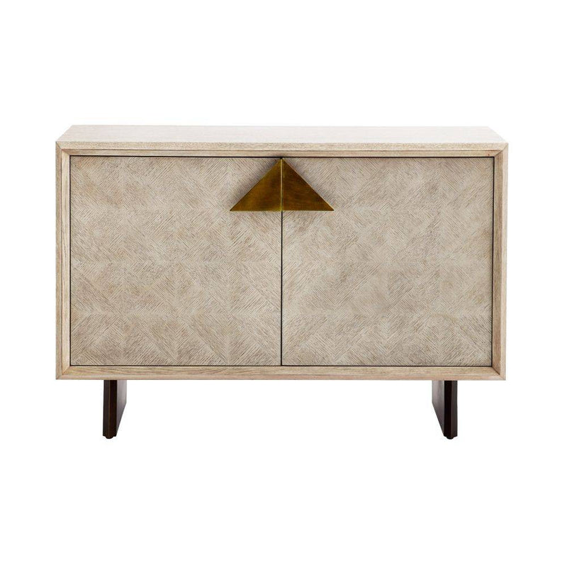 Arteriors 5689 Cabinet, Ivory Smoke Oak