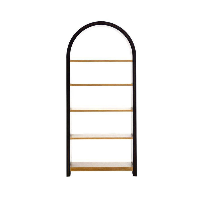 Arteriors 5728 Bookshelf, Ebony Oak