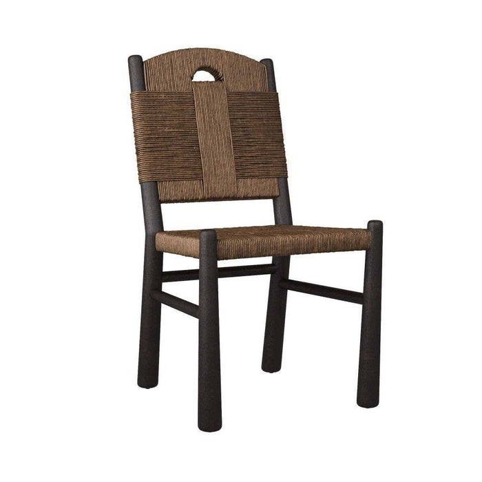 Arteriors 5775 Dining Chair, Sable Wood/Tobacco Wash Paper Cord