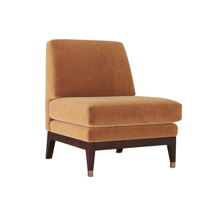 Arteriors 8173 Chair, Cider Velvet/Dark Walnut