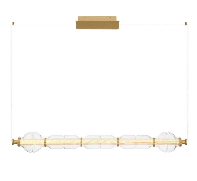 Lib & Co. 12188-030 LED Chandelier, Antique Brass