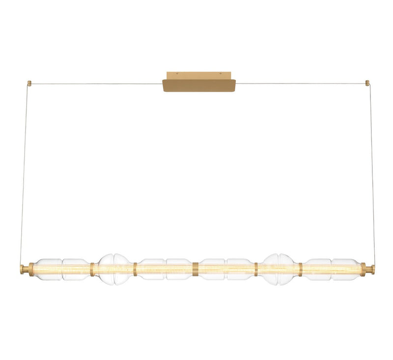 Lib & Co. 12189-030 LED Chandelier, Antique Brass