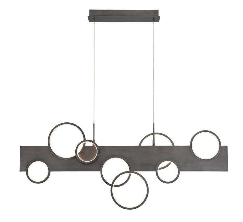 Lib & Co. 12194-042 LED Chandelier, Brushed Vintage Grey