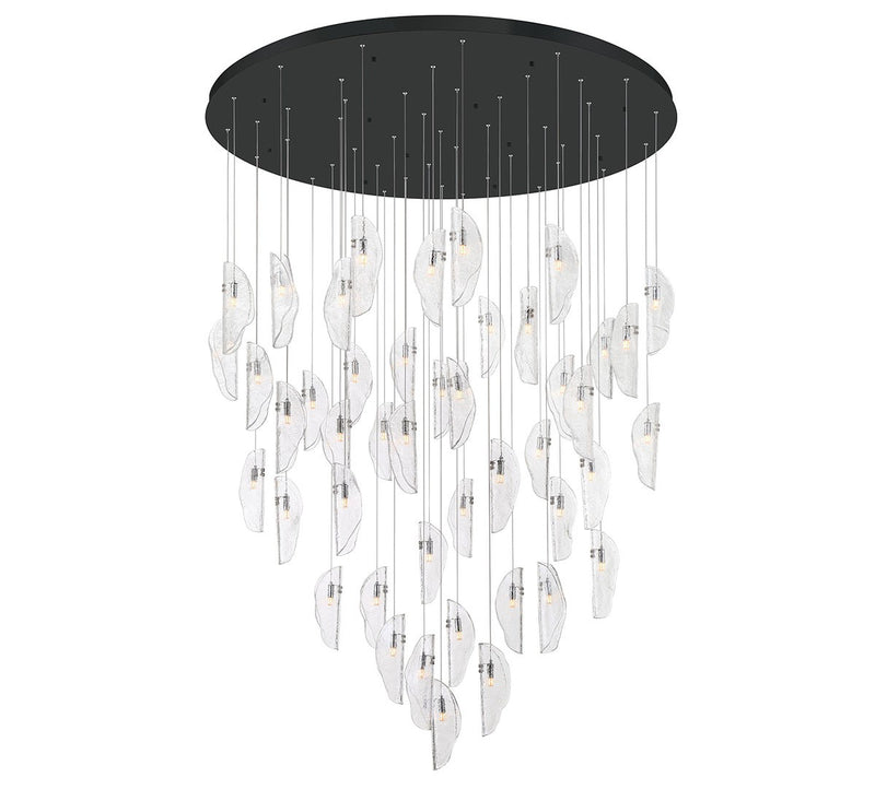 Lib & Co. 12219-017-02 LED Chandelier, Matte Black