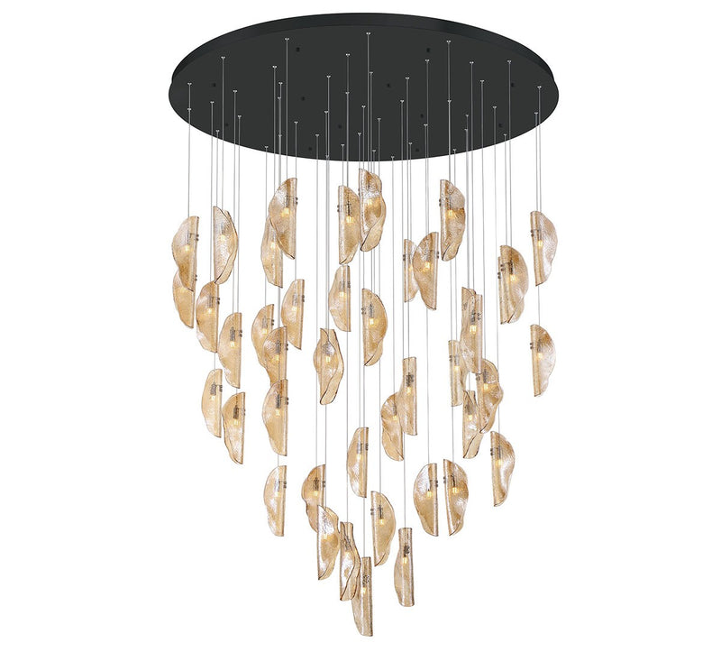 Lib & Co. 12219-018-02 LED Chandelier, Matte Black
