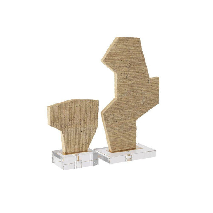 Arteriors ASC17 Sculptures, Set of 2, Sand