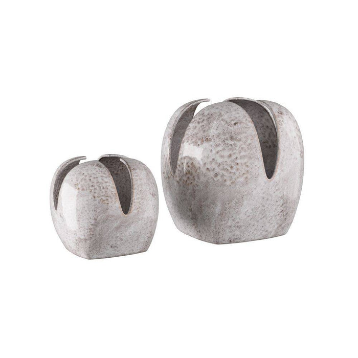 Arteriors AVE03 Vases, Set of 2, Harbor Gray