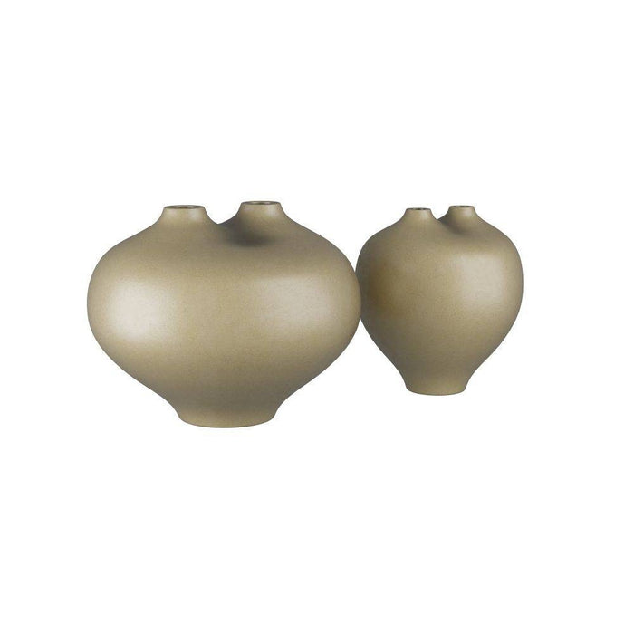 Arteriors AVE04 Sculptures, Set of 2, Olive