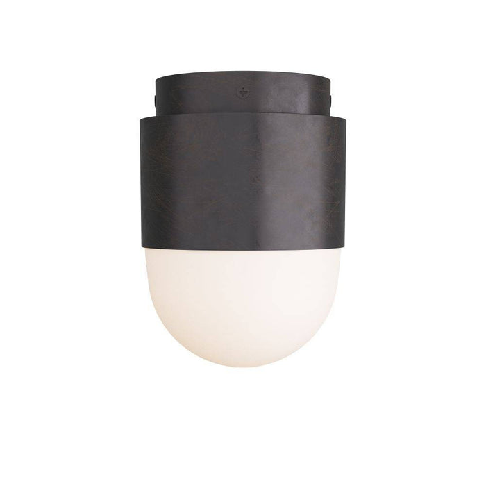 Arteriors DFC06 Flush Mount, English Bronze, Opal Glass